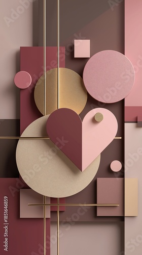 concept of heart shaped box for Valentine day