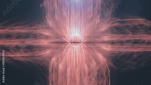 AI data transfer, concept 3d animation