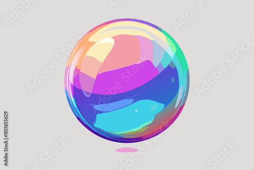 abstract colorful globe