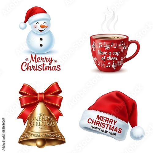 Merry christmas icons