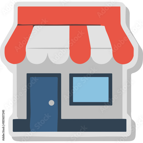 Storefront Icon: Shop, Retail, Business, Commerce, Building