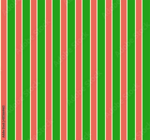 Seamless vertical striped pattern with green and pink stripes, separated by thin white lines.