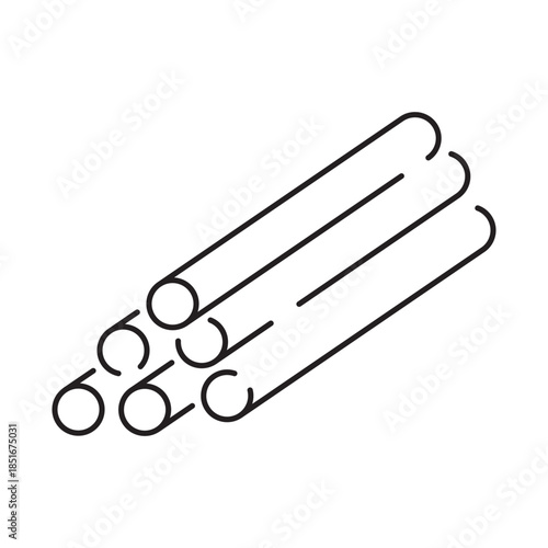 Industrial Pipeline System with Valves and Connectors