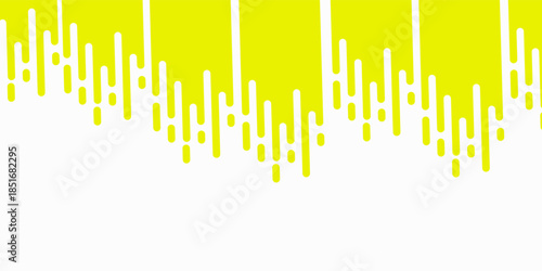 Abstract yellow mustard Rounded Lines Halftone Transition. Vector Background Illustration