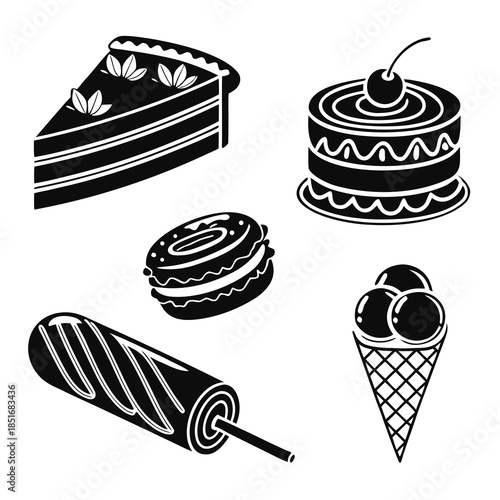 Assorted desserts