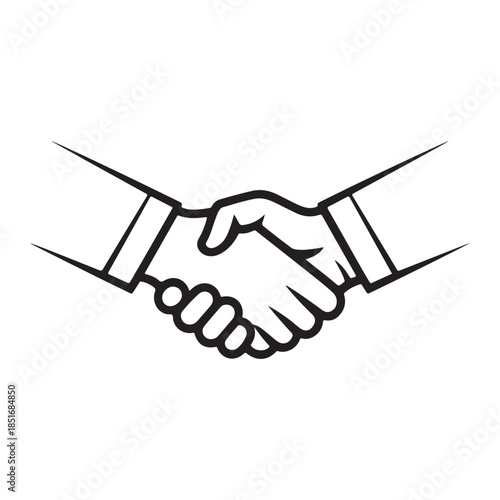 Two hands shaking in agreement