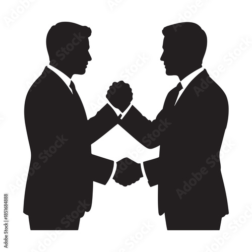Businessmen shaking hands