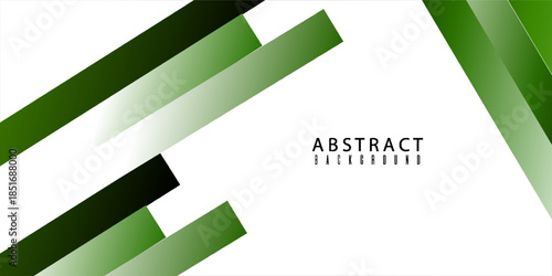 Abstract green and white glowing curves with a dark background .Modern trendy design