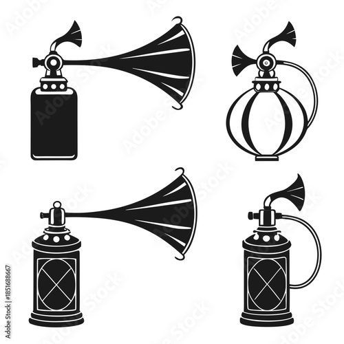 Vintage perfume atomizers