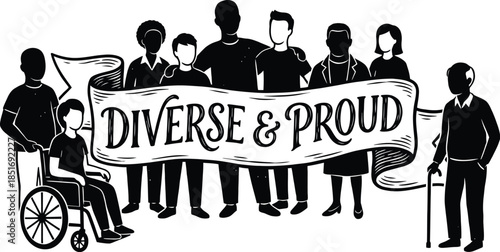 Body Positivity Diverse Figures Vector Illustration