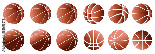 Sports ball silhouettes, tennis ball vector, basketball icon, athletic graphic set