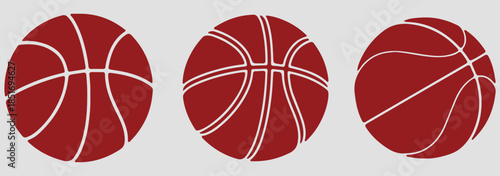 basketball icon set vector on white background. sports, icon, graphic, design, vector, illustration, simple, orange, black, white, outline, solid, logo, website, social media, printable, symbol