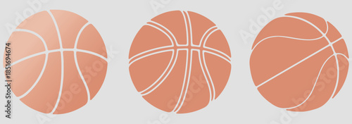 basketball icon set vector on white background. sports, icon, graphic, design, vector, illustration, simple, orange, black, white, outline, solid, logo, website, social media, printable, symbol