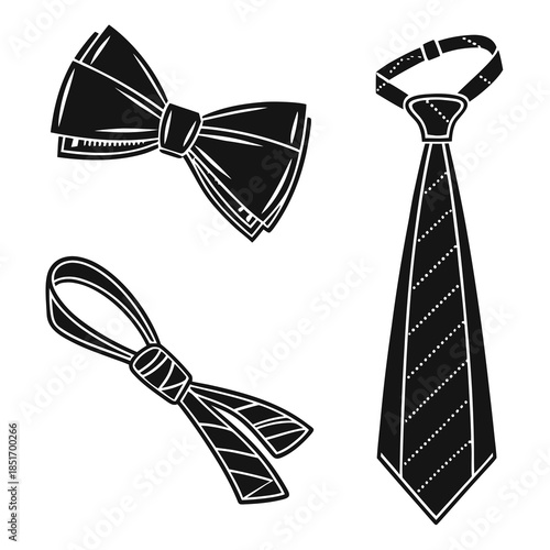 Collection of formal wear accessories