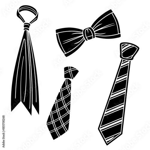 Collection of formal wear accessories