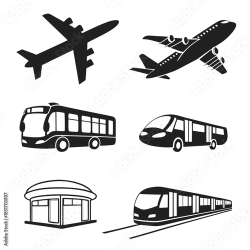 Various modes of transportation