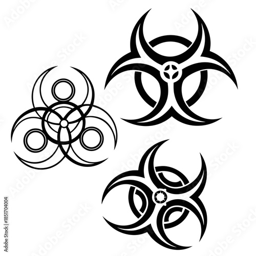 Biological hazard symbols