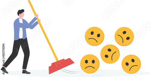Sweeping Away Sadness and Negative Emotions

