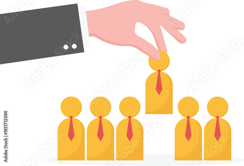  Human Resources Hand Picking the Right Candidate from a Team
