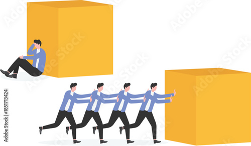 Teams and Efficiency, Lazy and Negative Teams vs. Hardworking and Positive Teams
