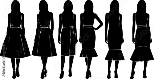  Silhouette pack of 6–8 glamorous holiday party outfits winter fashion wear