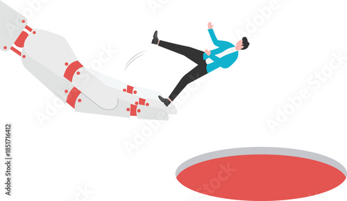 AI Artificial Intelligence to replace human job, lay off or fired employee
