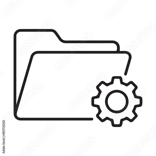 A simple abstract representation or placeholder for a digital vector file