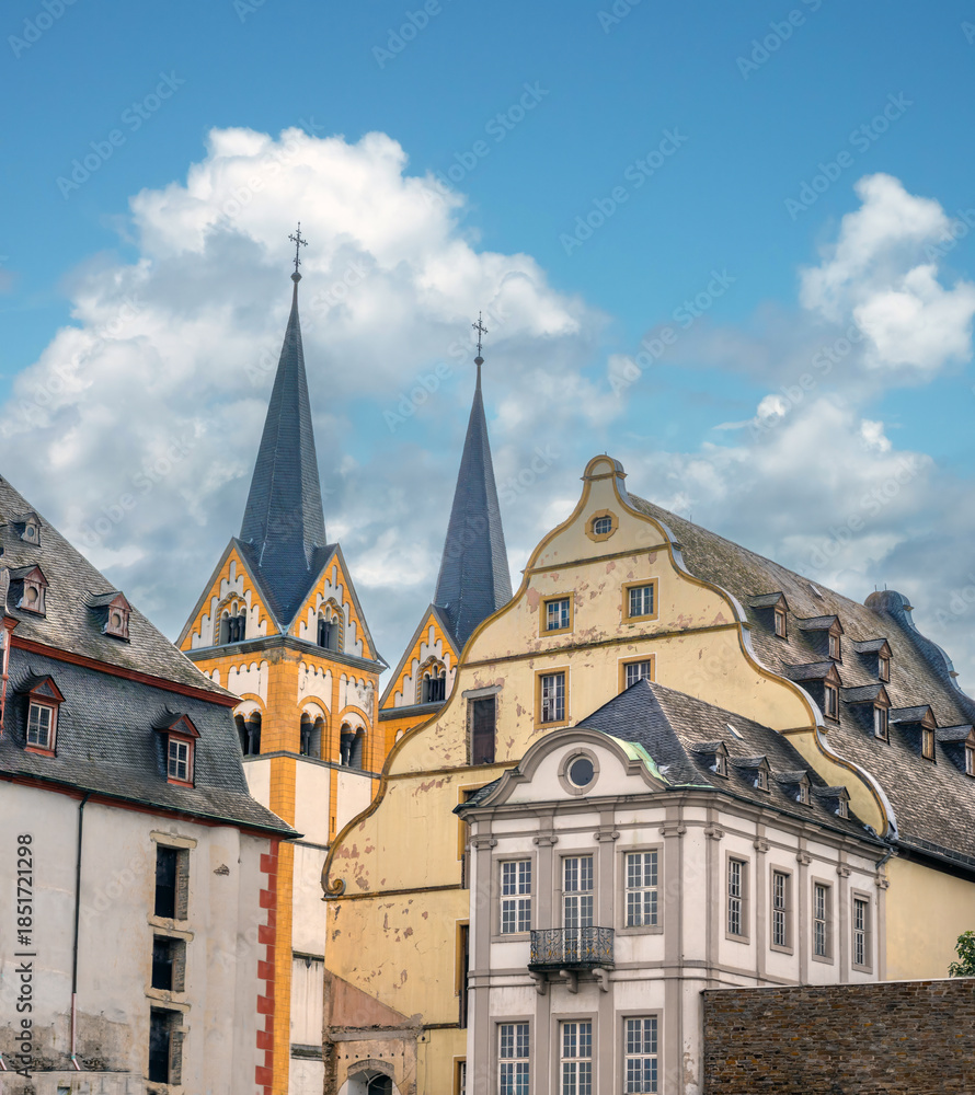 Fototapeta premium The historic old city of Koblenz, rhineland-Palatinate, Germany