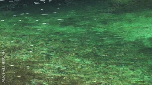 清流の美しい水面のアップ1