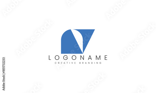 Minimalist NV Logo for Branding and Identity.