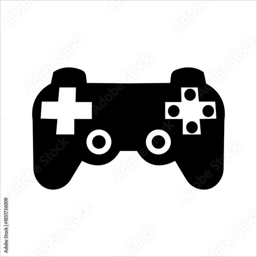 illustration of game controller icon without background