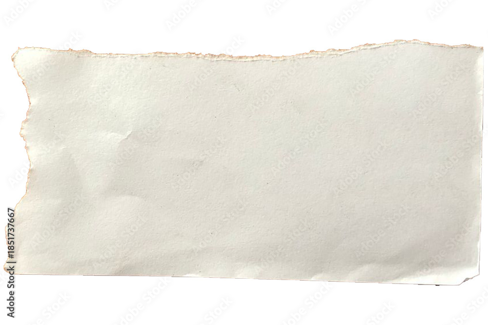 Obraz premium Torn paper texture cutout piece