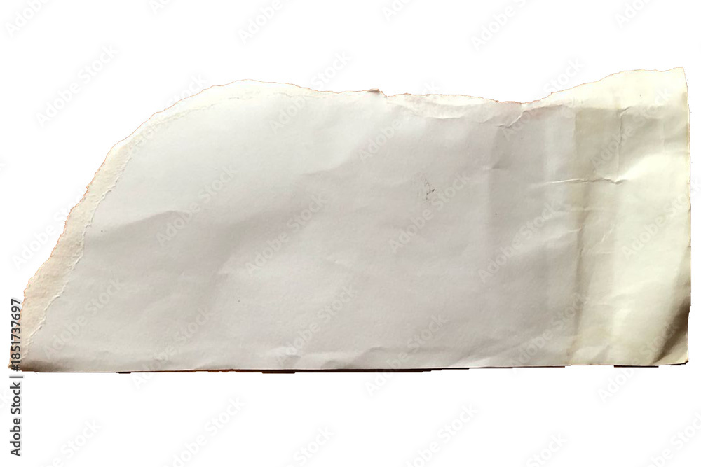 Obraz premium Torn paper texture cutout piece