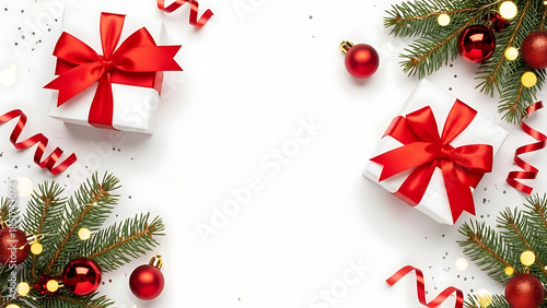 Holiday Gift Celebration, Presents, Festive Decor, Home, Image, Cheerful Atmosphere, Christmas Spirit