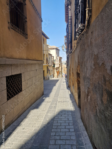 Typical streets of the old town of Toledo