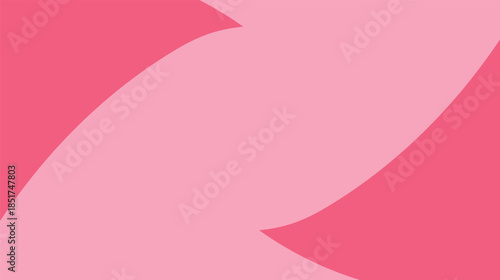 Vector illustration of a pink background featuring a light wavy design with floral patterns and heart shapes for a soft motion texture backdrop