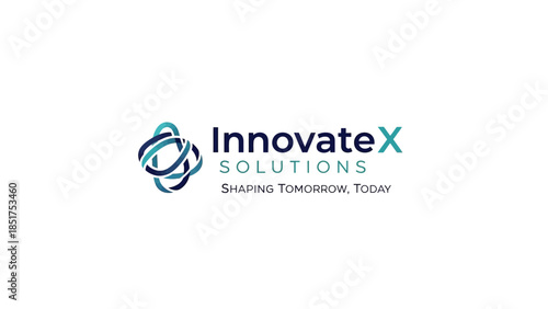 InnovateX Solutions Company Logo Design Element.