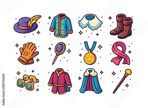 Baron's Attire Icons. Baron