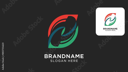 Modern Abstract Logo Design Template.