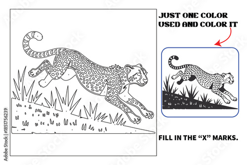 Animals Monochrome coloring pages for adults and teens with Amazon KDP book interior designs.