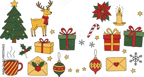 Whimsical fairies standing on mushrooms in a fantasy forest setting with floral dresses