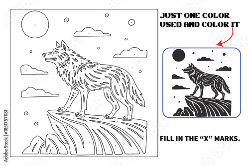 Animals Monochrome coloring pages for adults and teens with Amazon KDP book interior designs.