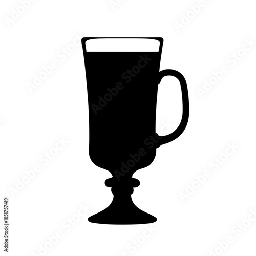 Classic beer mug silhouette