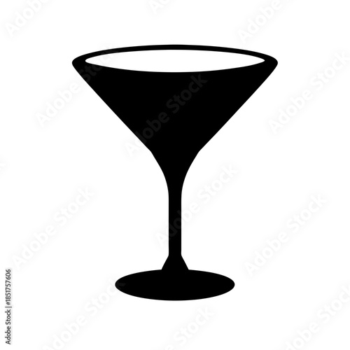 Classic martini glass
