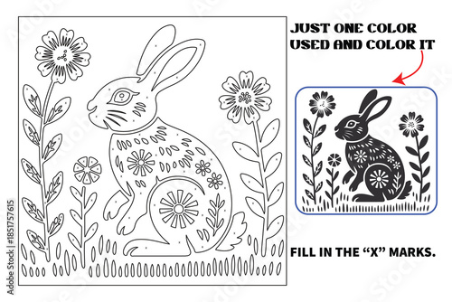 Animals Monochrome coloring pages for adults and teens with Amazon KDP book interior designs.