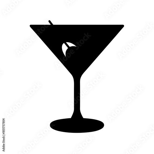 Classic martini glass