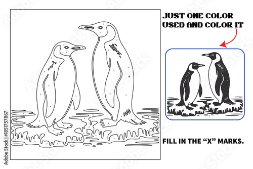 Animals Monochrome coloring pages for adults and teens with Amazon KDP book interior designs.