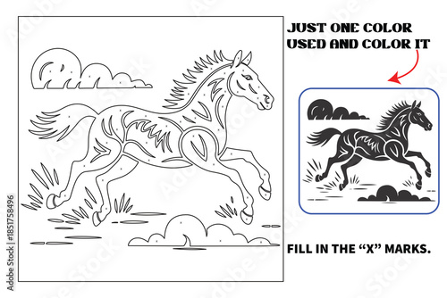 Animals Monochrome coloring pages for adults and teens with Amazon KDP book interior designs.