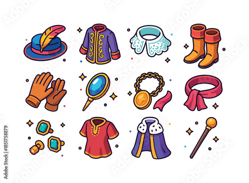 Baron's Attire Icons. Baron