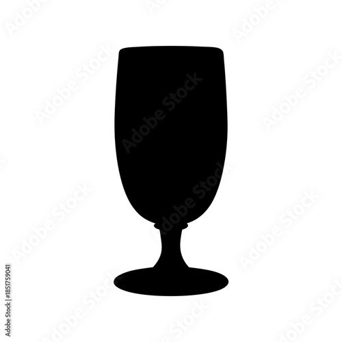 Elegant wine glass